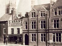 No. 8 G. Brant's clothes, boot and shoes, demolished in 1937