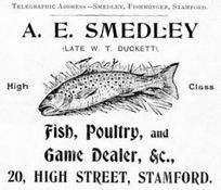 Albert Smedley Advert 1901