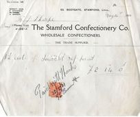Scotgate receipt 1931